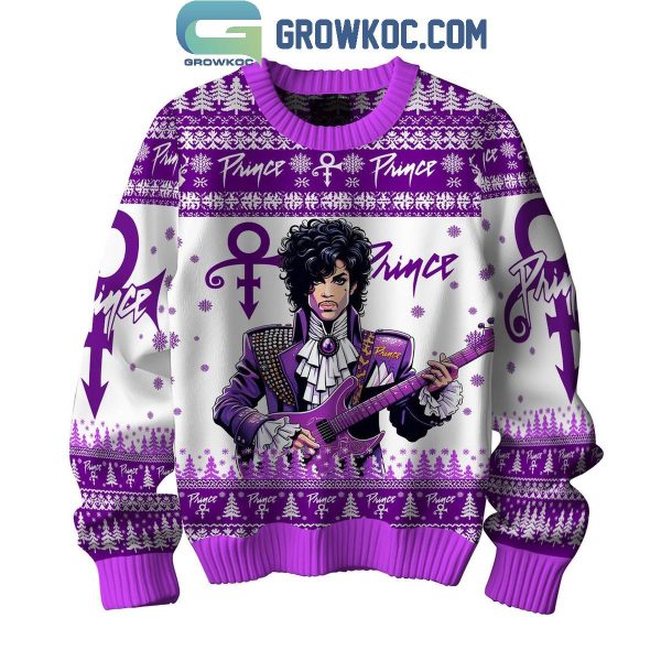 Prince Purple Rain 2025 In Christmas Ugly Sweater