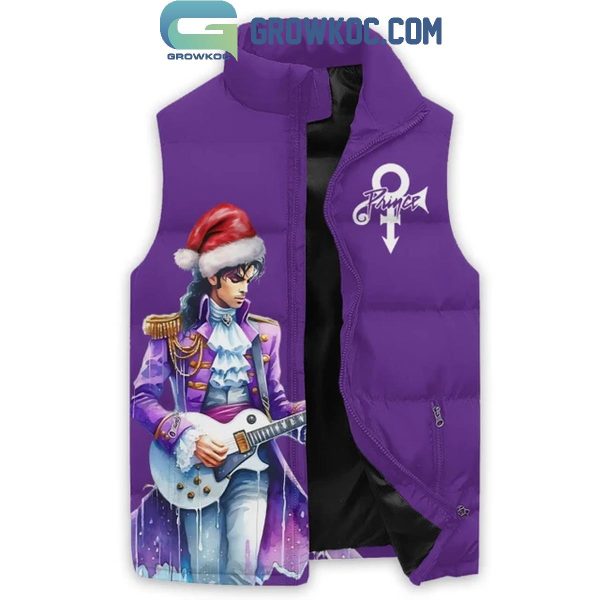 Prince We Are Gathered Here Today 2024 Christmas Sleeveless Puffer Jacket