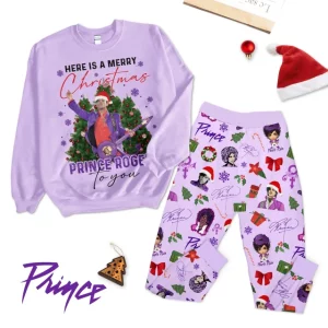 Prince Have Yourself A Prince Roger Christmas Xmas 2024 Fleece Pajamas Set