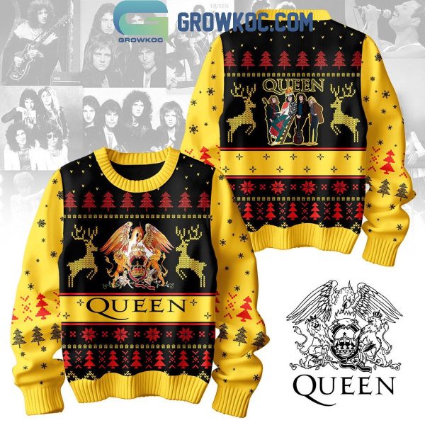 Queen Rock You In Merry Christmas 2024 Ugly Sweater