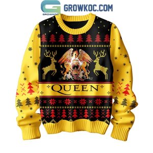 Queen Rock You In Merry Christmas 2024 Ugly Sweater