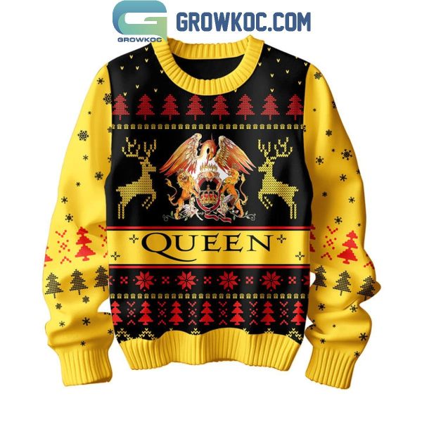 Queen Rock You In Merry Christmas 2024 Ugly Sweater