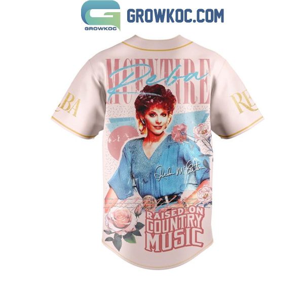 Reba McEntire Raised On Country Music Baseball Jersey