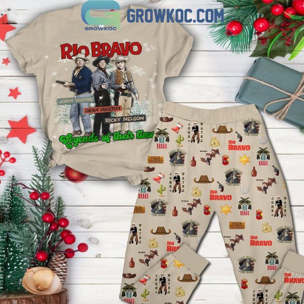 Rio Bravo Legends Of Their Time 2024 Fleece Pajamas Set