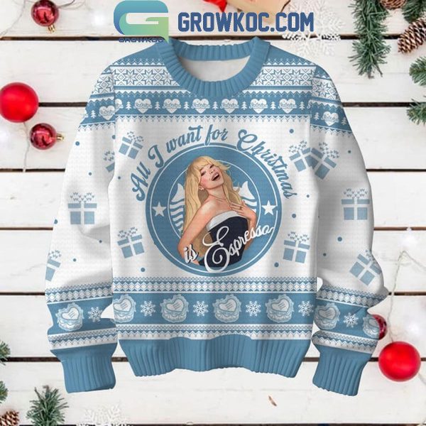 Sabrina Carpenter All I Want For Christmas Is Sabrina Ugly Sweater