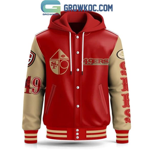 San Francisco 49ers 2024 Niners Football Team New Challenge Baseball Jacket