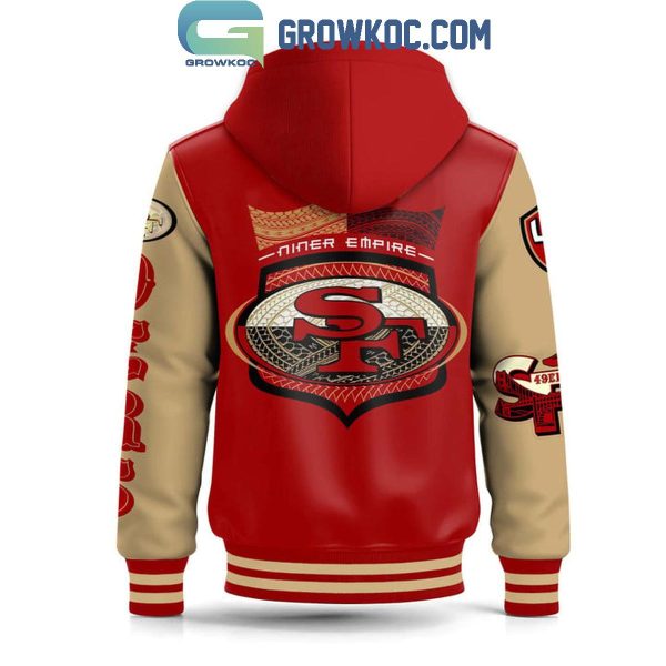 San Francisco 49ers 2024 Niners Football Team New Challenge Baseball Jacket