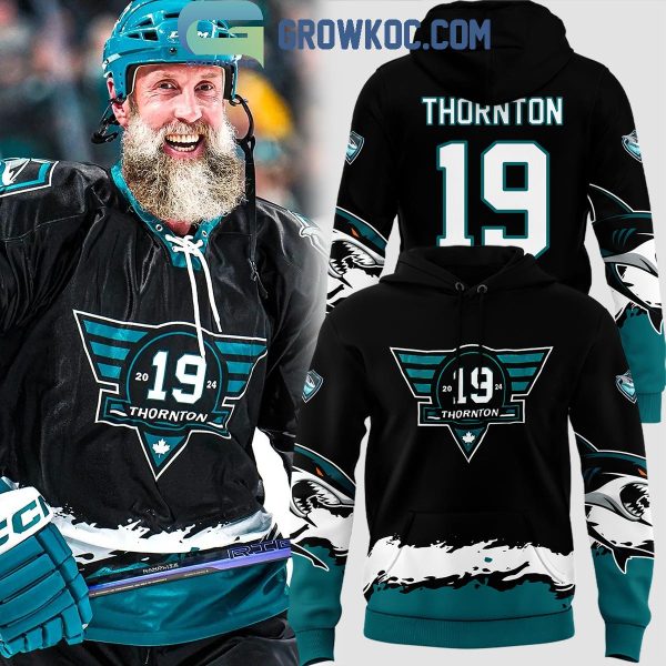 San Jose Sharks Joe Thornton #19 Hoodie T-Shirt