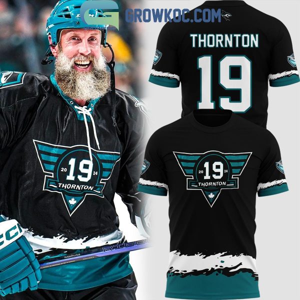 San Jose Sharks Joe Thornton #19 Hoodie T-Shirt