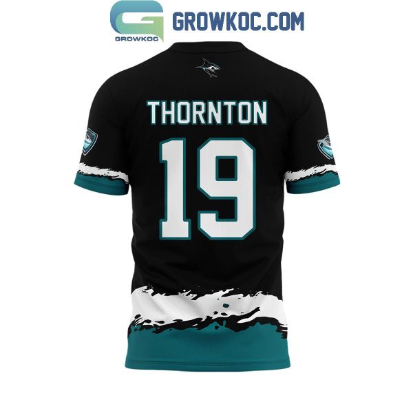 San Jose Sharks Joe Thornton #19 Hoodie T-Shirt