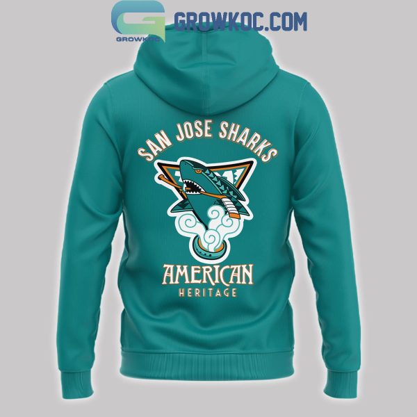 San Jose Sharks Native American Heritage It’s Our Honor Hoodie T-Shirt