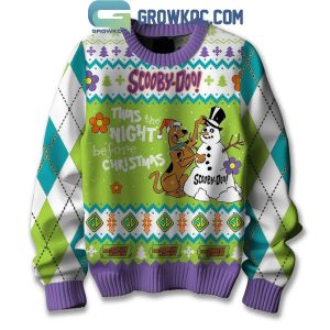 Scooby-Doo Be Cool The Night Before Christmas 2024 Ugly Sweater