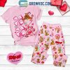 Disney Mickey Mouse Happy Valentine’s Day 2025 Fleece Pajamas Set