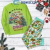 The Grinch Merry Christmas 2024 Let’s Get Lit Fleece Pajamas Set