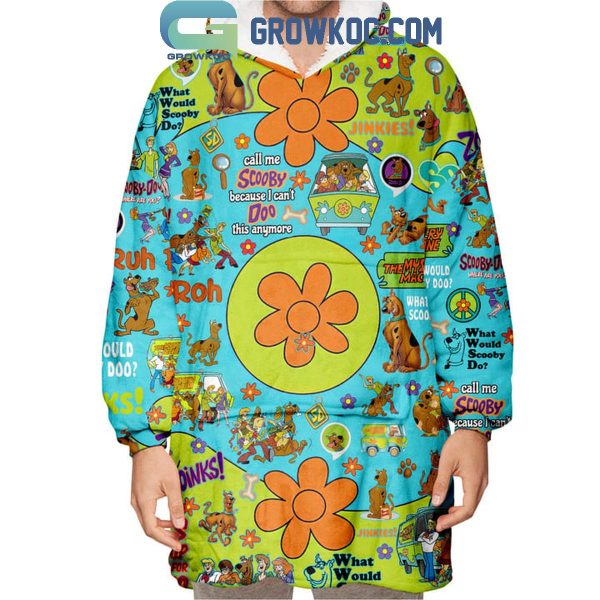 Scooby-Doo What Would The Scooby-Doo Do Oodie Hoodie Blanket