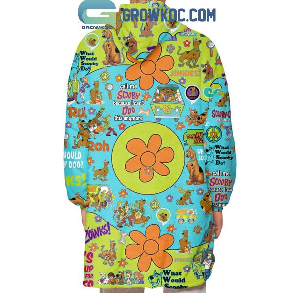 Scooby-Doo What Would The Scooby-Doo Do Oodie Hoodie Blanket