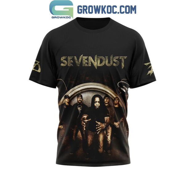 Sevendust In Dust We Trust Tour 2025 The Schedule Of Greatness Hoodie T-Shirt