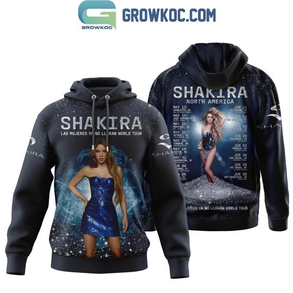 Shakira Las Mujeres Ya No Lloran World Tour 2025 North America Hoodie T-Shirt