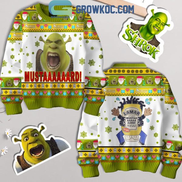 Sherk Mustard It’s Not Enough For 2024 Christmas Ugly Sweater