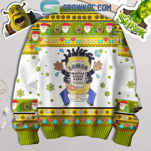 Sherk Mustard It’s Not Enough For 2024 Christmas Ugly Sweater