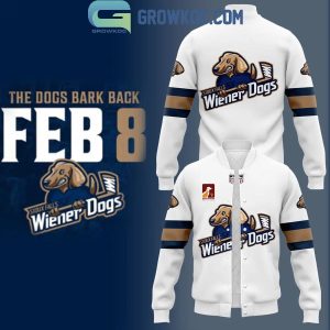 Sioux Falls Stampede Sioux Falls Wiener Dogs 2024 Full White Baseball Jacket