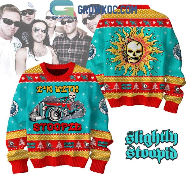 Slightly Stoopid I’m With Stoopid Be Merry Christmas Ugly Sweater