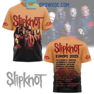 Slipknot Europe Tour 2025 The Schedule Of Greatness Hoodie T-Shirt