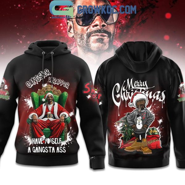 Snoop Dogg Merry Christmas Gangster Wrapper 2024 Hoodie T-Shirt