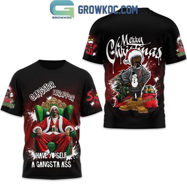 Snoop Dogg Merry Christmas Gangster Wrapper 2024 Hoodie T-Shirt