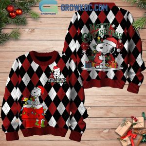 Snoopy Happy Peanuts Christmas Be Merry Ugly Sweater