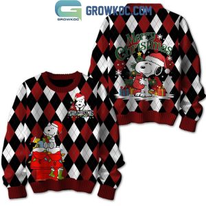 Snoopy Happy Peanuts Christmas Be Merry Ugly Sweater