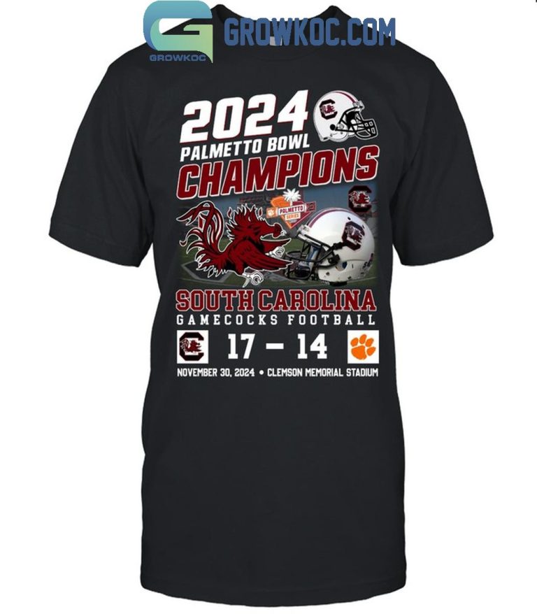 South Carolina Gamecocks 2024 Champions Of Palmetto Bowl TShirt Growkoc