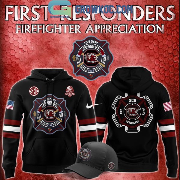 South Carolina Gamecocks Night Of 2024 Firefighter Appreciation Celebrate Hoodie T-Shirt