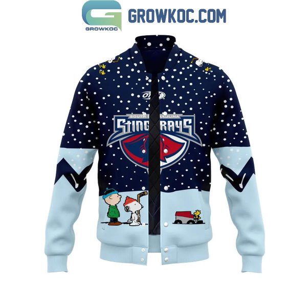 South Carolina Stingrays Peanuts Night Specialty 2024 Bomber Jacket