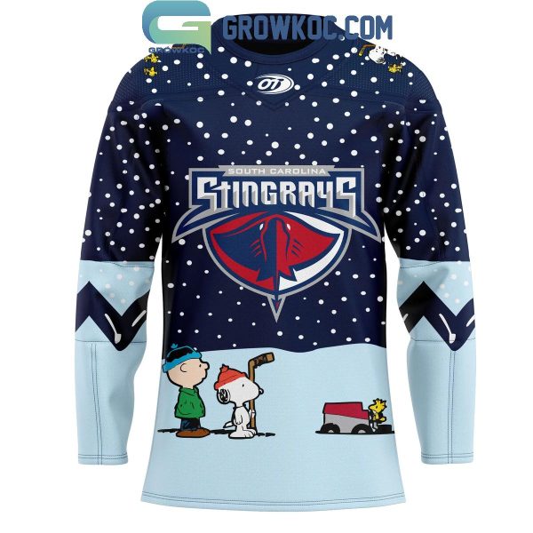 South Carolina Stingrays Peanuts Night Specialty 2024 Hockey Jersey