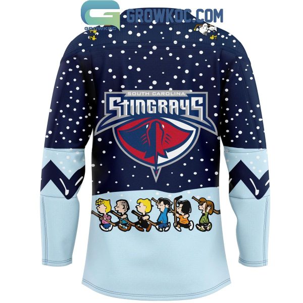 South Carolina Stingrays Peanuts Night Specialty 2024 Hockey Jersey