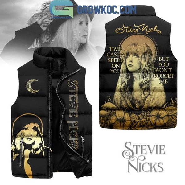 Stevie Nicks Time Cast A Spell On You Sleeveless Puffer Jacket