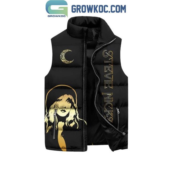 Stevie Nicks Time Cast A Spell On You Sleeveless Puffer Jacket