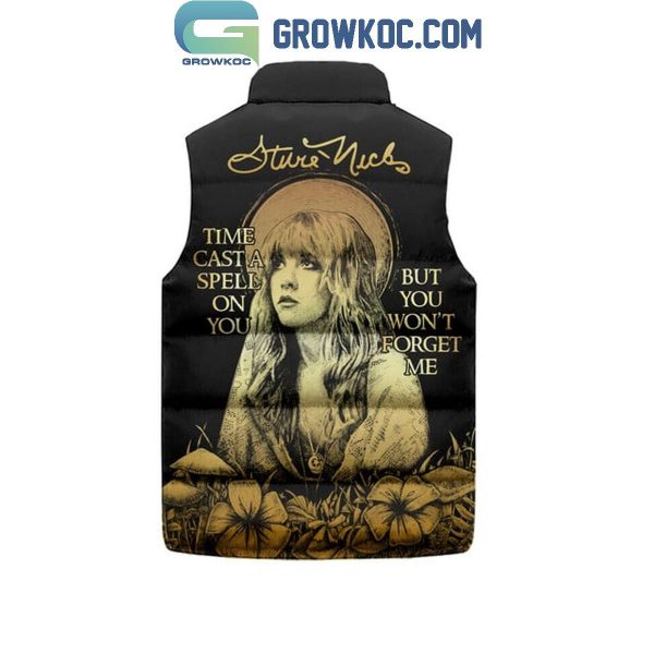 Stevie Nicks Time Cast A Spell On You Sleeveless Puffer Jacket