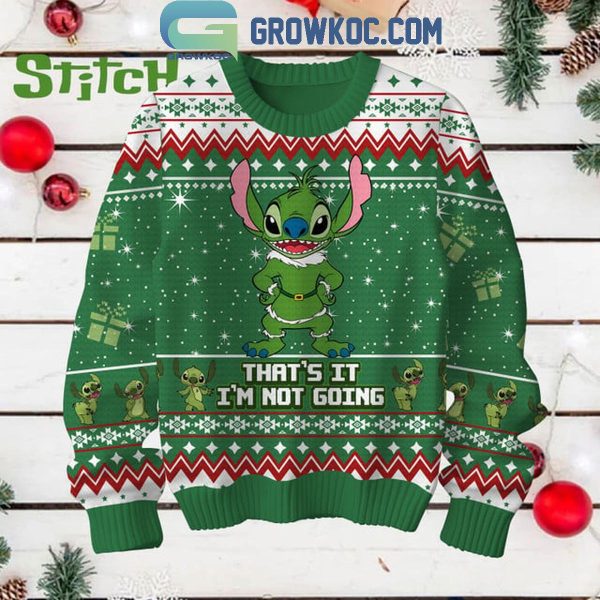 Stitch Merry Christmas That’s It I’m Not Going Ugly Sweater