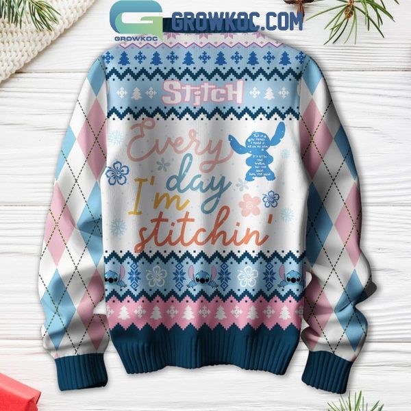 Stitch Ohana Means Family Let’s Stitch Christmas Ugly Sweater