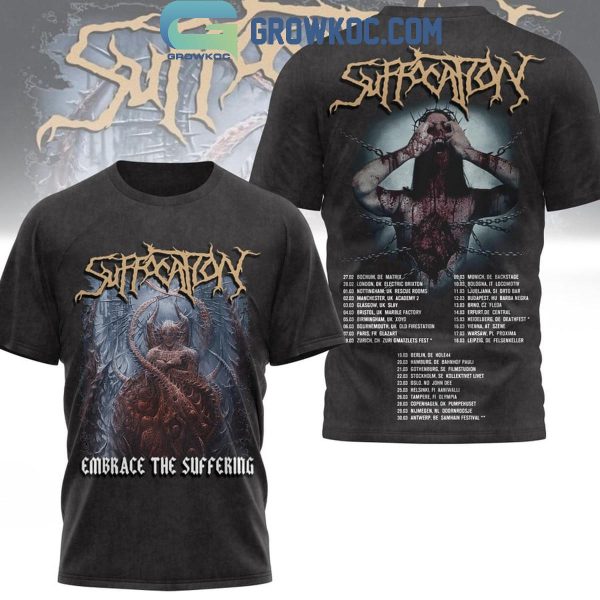 Suffocation Embrace The Suffering Hoodie T-Shirt