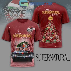 Supernatural Merry A Supernatural Christmas 2024 To You Hoodie T-Shirt