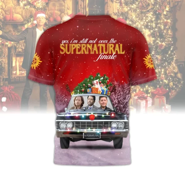 Supernatural Yes I Still Watch Finale On Christmas 2024 Hoodie T-Shirt