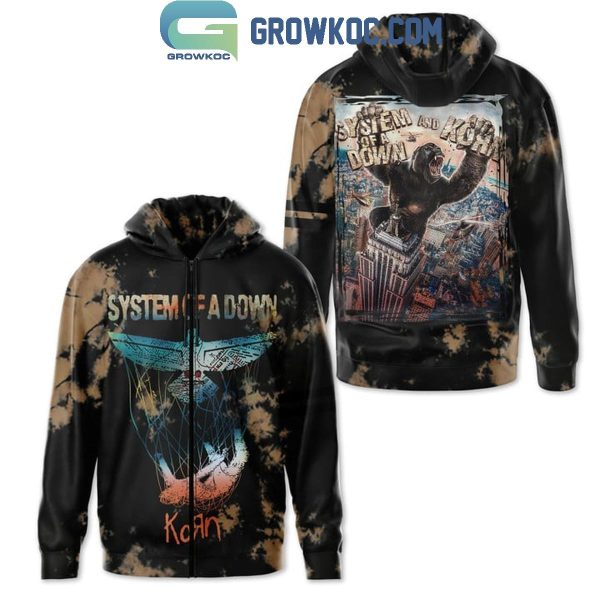 System Of A Down Performance With Korn 2025 Hoodie T-Shirt