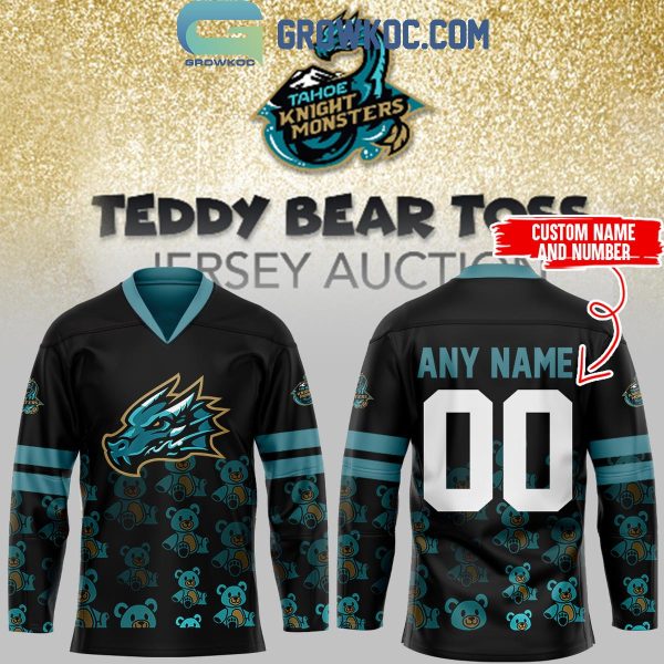 Tahoe Knight Monsters Teddy Toss Tradition Basketball Personalized Hockey Jersey