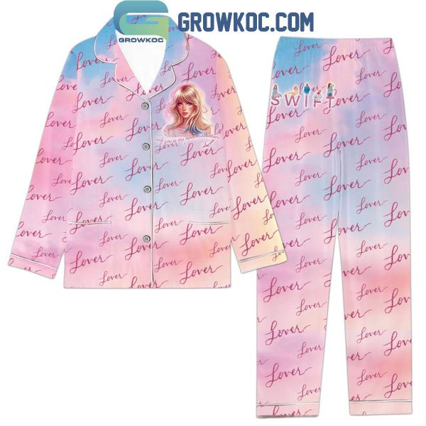 Taylor Swift The Eras Tour 2023-2024 Lover Polyester Pajamas Set