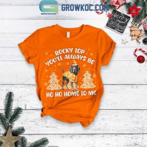 Tennessee Vols Rocky Top You’ll Always Be Home To Me Christmas Fleece Pajamas Set