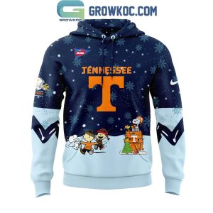 Tennessee Volunteers Cheer Christmas Night With Peanuts And Snoopy Hoodie Long Pants