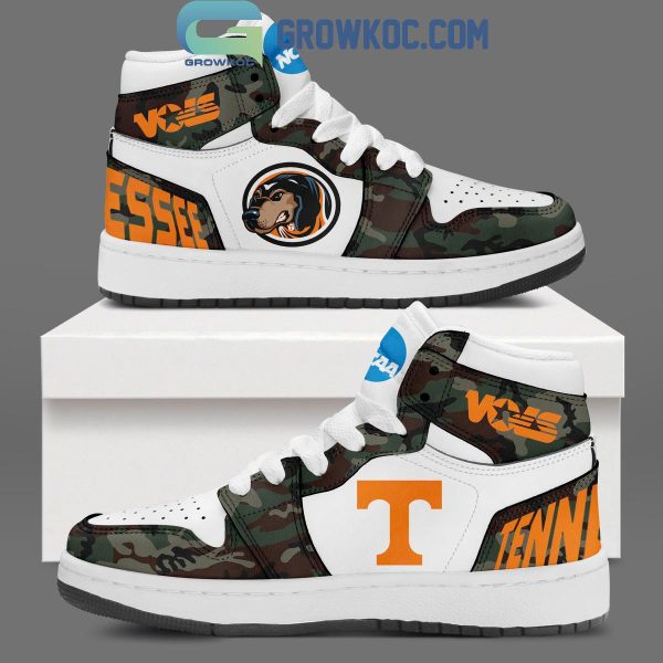 Tennessee Volunteers Football Vols Camo 2024 Salute To Service Air Jordan 1 Shoes